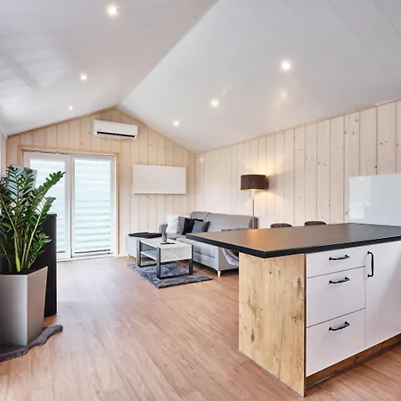 Wohnbox Chaletpark Tiny House Am Bodensee شاليه